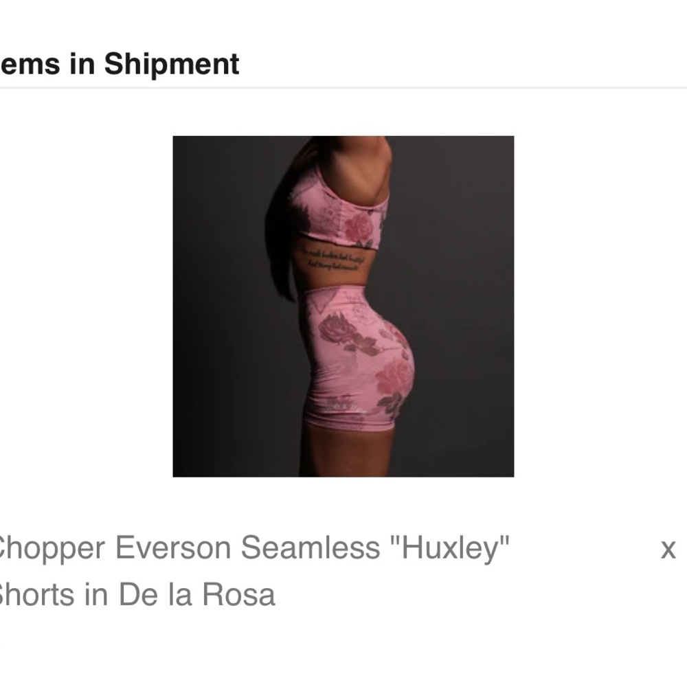 Darc Chopper Everson Seamless "Huxley" Shorts in De la Rosa small